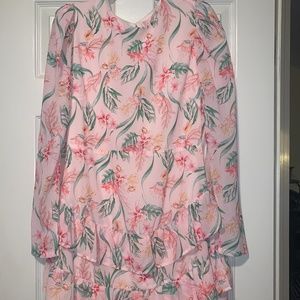 Light Pink Floral Dress